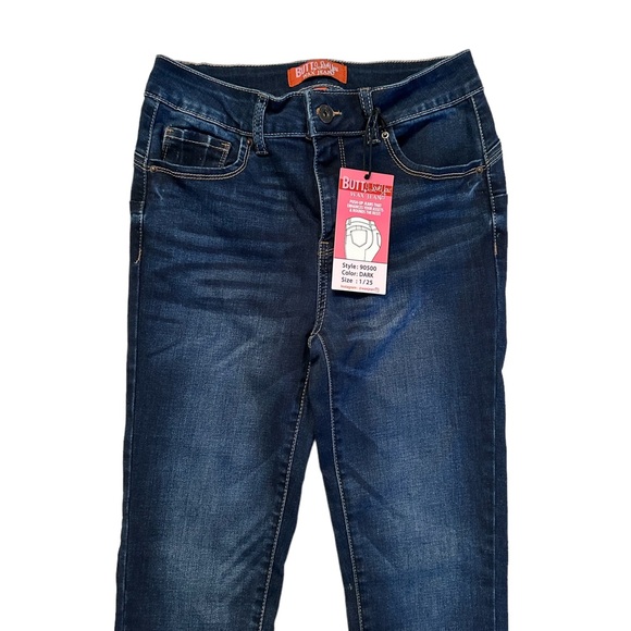 Butt I Love You High Rise Butt Lifting Wax Jeans Size 1/25 - Picture 5 of 17